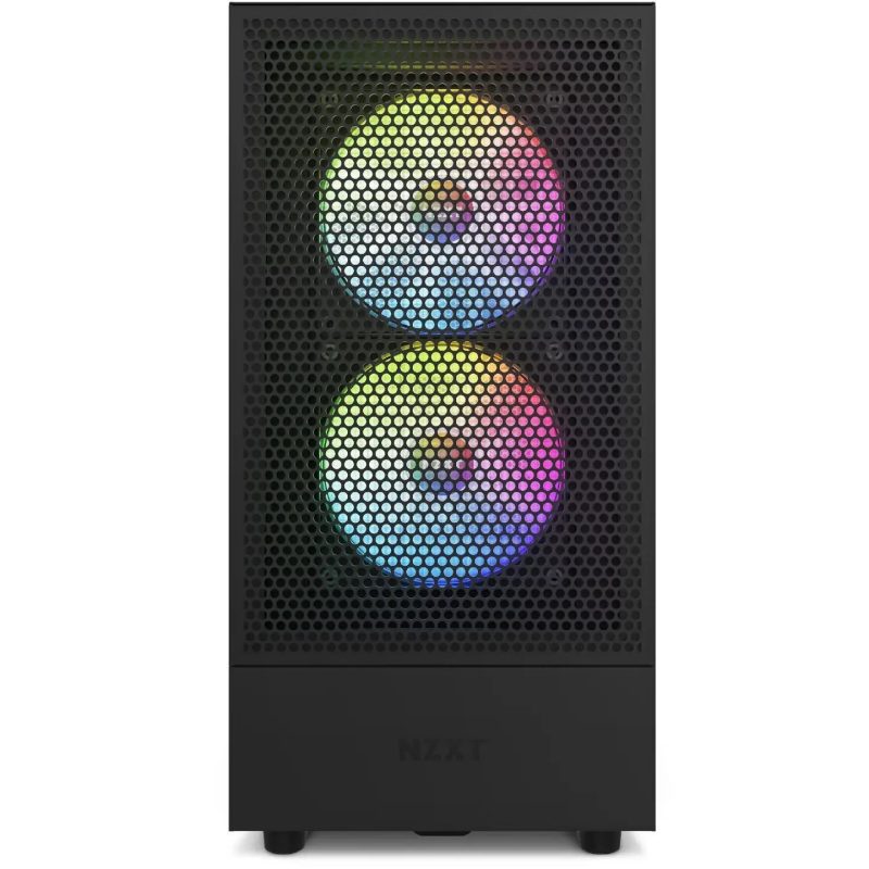 Кутия NZXT H5 Flow RGB Matte Black, Mid-Tower - Image 4