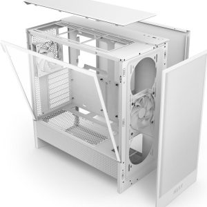 Кутия NZXT H5 Flow 2024 White, Mid-Tower - Image 9