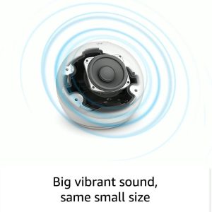 Преносима смарт тонколона Amazon Echo Dot 5 (5th Gen), Alexa, Часовник, Синя - Image 3
