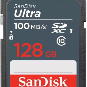 Карта памет SANDISK Ultra SDXC, 128GB, Class 10 UHS-I, 100 Mb/s