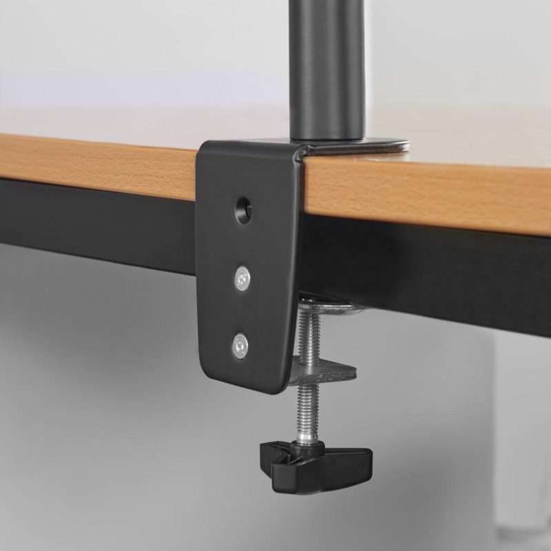 Стойка за монитор за бюро HAMA Регулируема, 13" - 32", 10 кг, Swivel/Tilt, Черен - Image 7