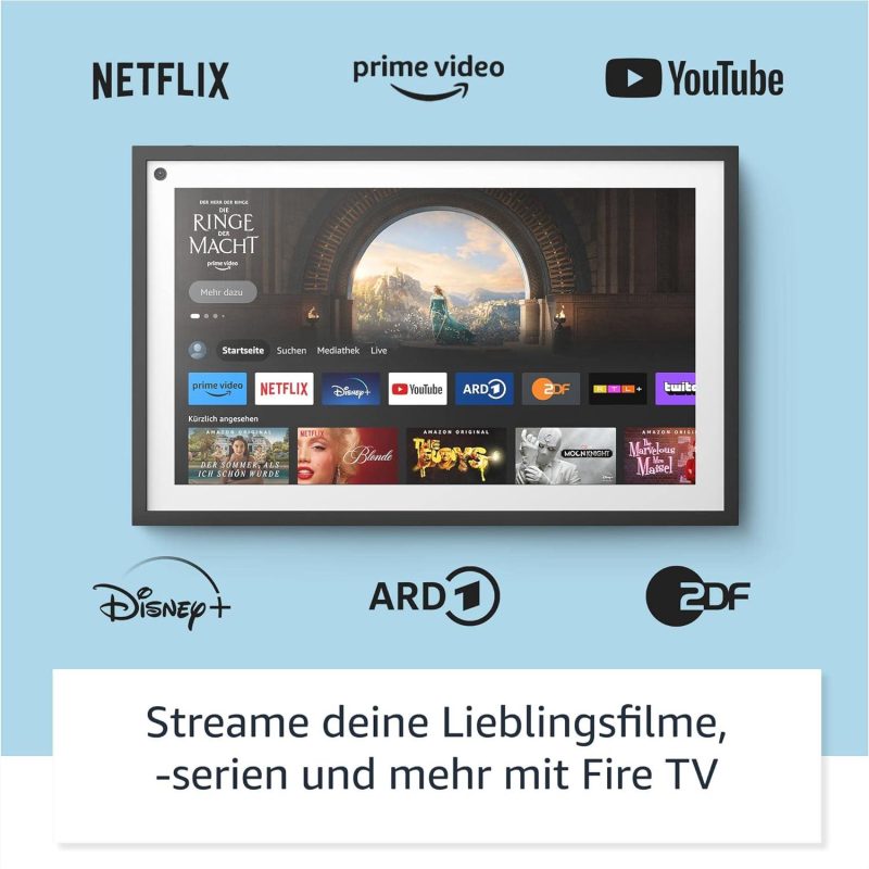 Смарт тонколона Amazon Echo Show 15, Сензорен екран, Fire TV, Черна - Image 3
