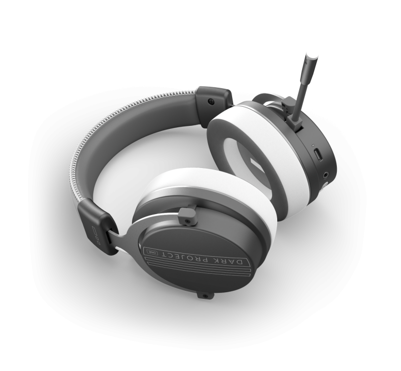 Геймърски безжични слушалки Dark Project Vexo Wireless - Gray - Image 8