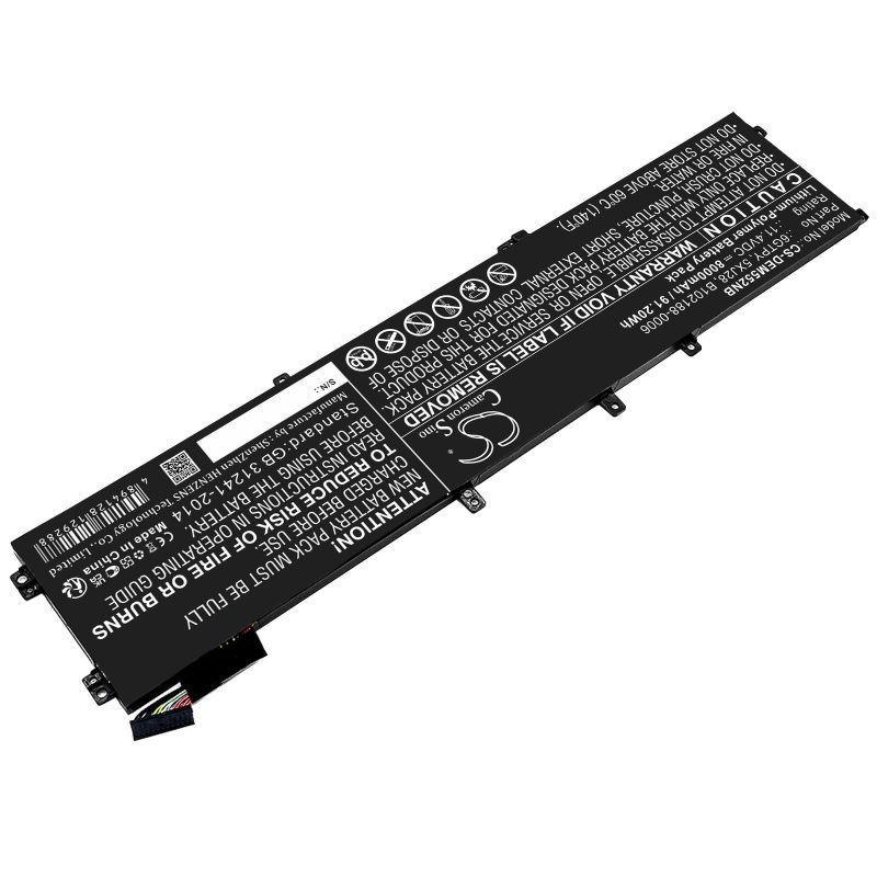 Батерия за лаптоп DELL XPS 15 9560 Precision 5520 CS-DEM552NB 11,4V 8000mAh CAMERON SINO - Image 3