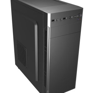 Кутия FSP CMT160 ATX Mid Tower, Черна - Image 2