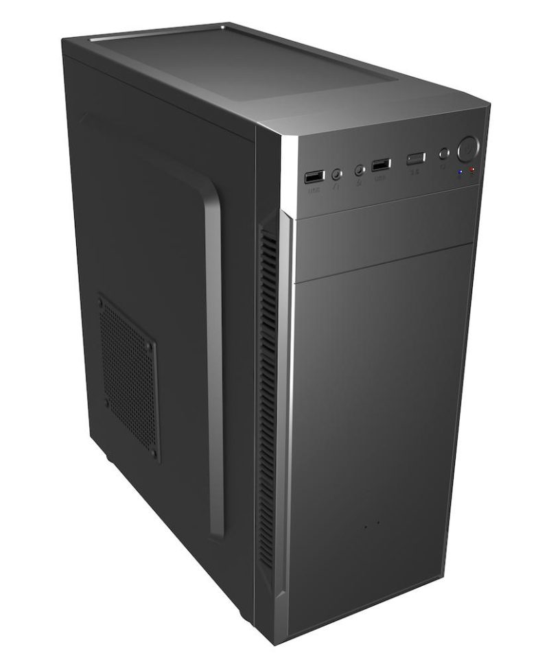 Кутия FSP CMT160 ATX Mid Tower, Черна - Image 2