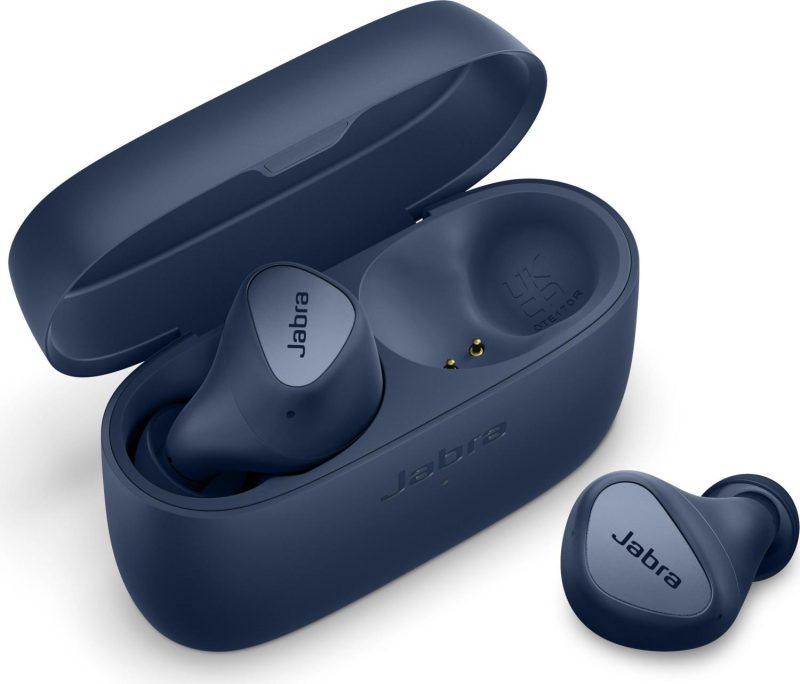 Блутут слушалки Jabra Elite 4, Navy - Image 2