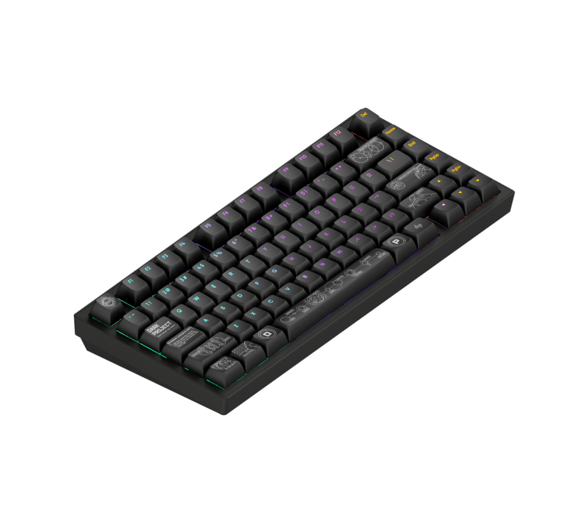 Геймърскa безжична клавиатура Dark Project ALU81A Terra Nova Black RGB - Image 5