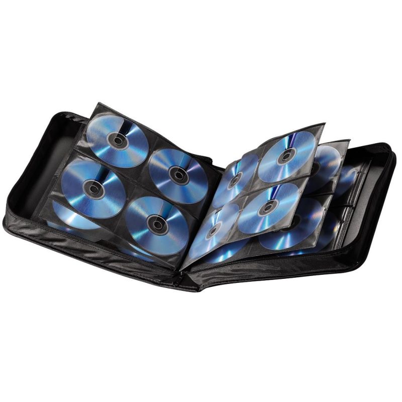 Класьор за 160 CD/DVD/Blu-ray HAMA, Черен - Image 2
