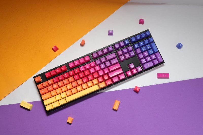 Капачки за механична клавиатура Ducky Afterglow, 108-Keycap Set ABS, Double-Shot, US Layout - Image 11