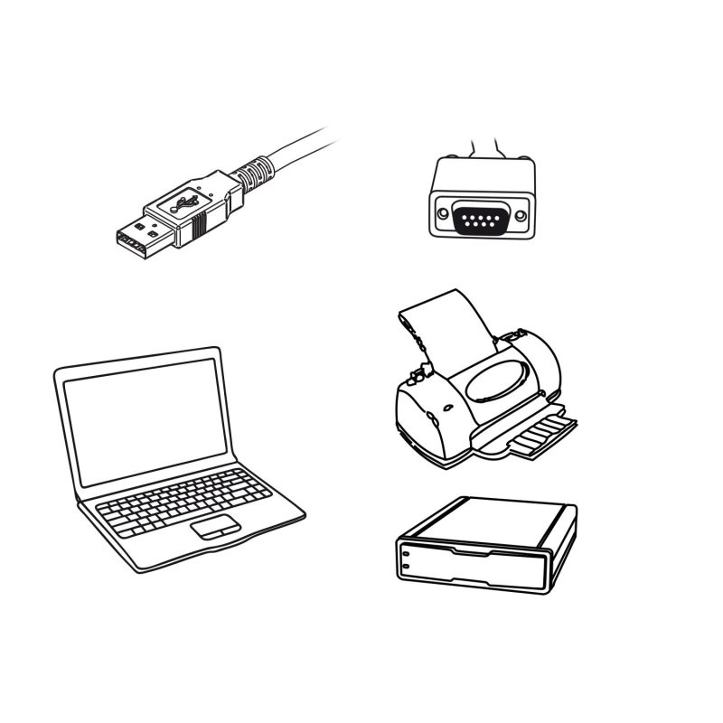 Конвертор Ewent USB -  RS232 9 пин мъжко, Черен - Image 3