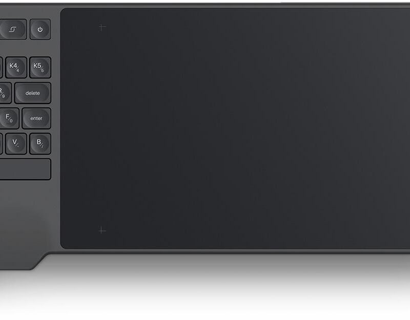 Графичен таблет HUION Inspiroy Keydial KD200, USB-C, Bluetooth, Metal Grey