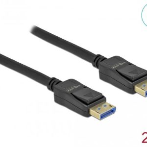 Кабел Delock DisplayPort 2.0 мъжко - DisplayPort мъжко, 2.0м, 10K, Черен - Image 2