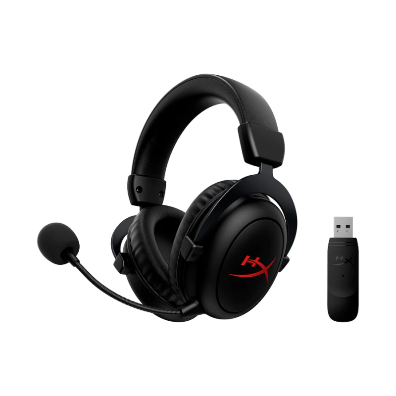 Геймърски безжични слушалки HyperX Cloud II Core Микрофон, Черно - Image 2