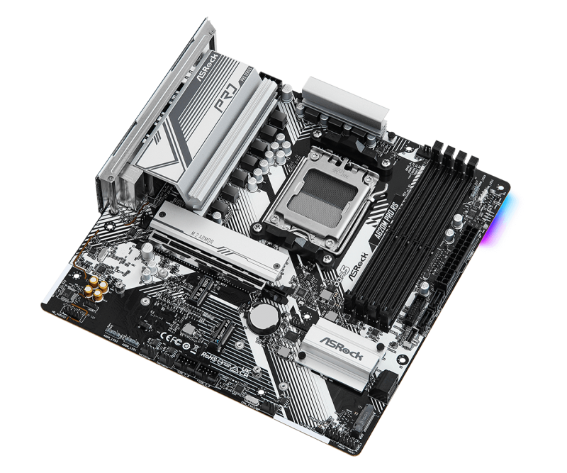 Дънна платка ASROCK A620M Pro RS, Socket AM5, mATX - Image 3