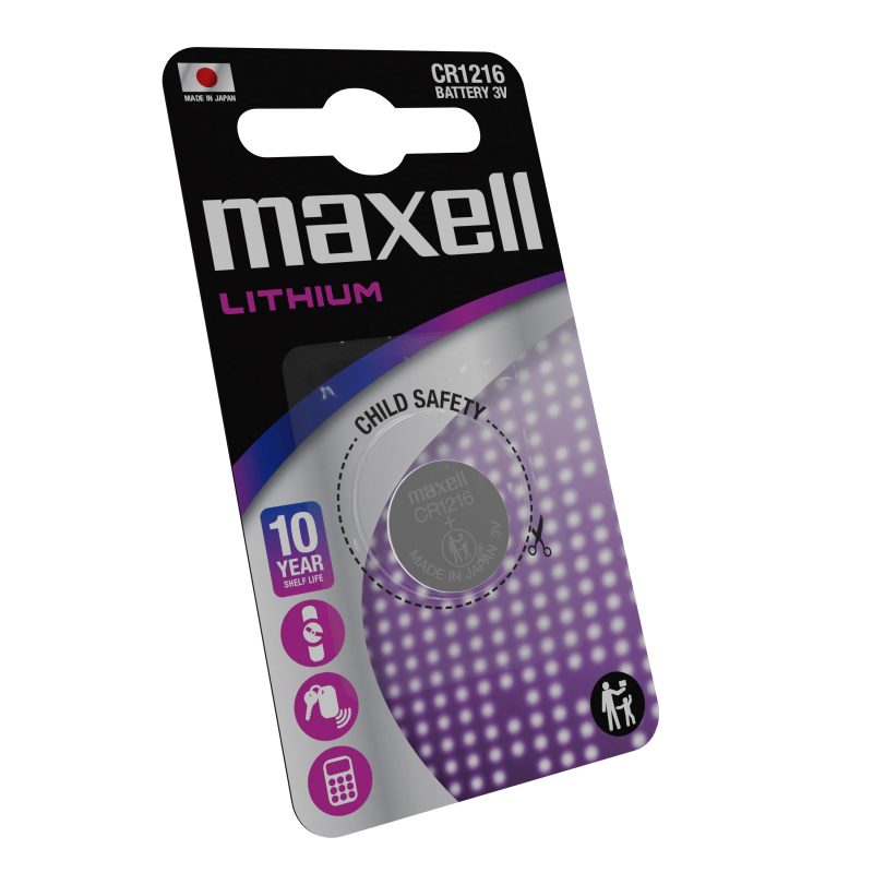 Бутонна батерия литиева MAXELL CR1216 3 V - Image 4