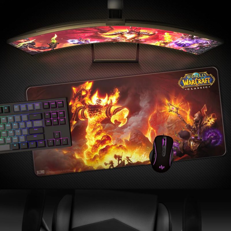 Геймърски пад World of WarCraft Classic - Ragnaros, XL - Image 3