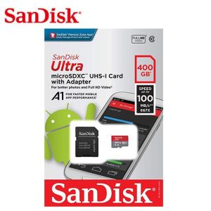 SanDisk Карта памет Ultra microSDXC,400GB + SD Adapter + 98MB/s Class 10 UHS-I A1 - Image 4