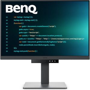 Монитор за програмиране BenQ RD240Q, 24.1", IPS, 2560x1600, 5 ms, 60Hz, HDR10 - Image 2