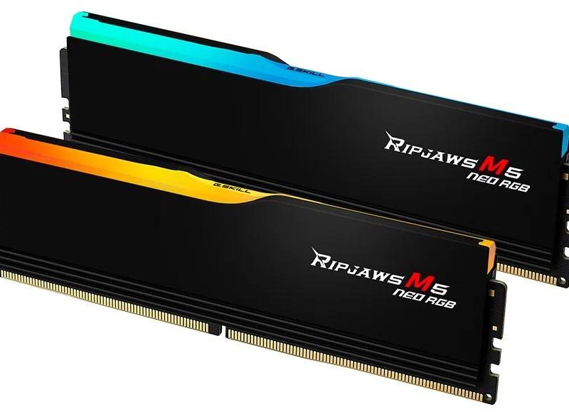 Памет G.SKILL Ripjaws M5 Neo RGB Black 32GB(2x16GB) DDR5-6000