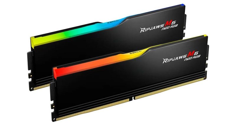 Памет G.SKILL Ripjaws M5 Neo RGB Black 32GB(2x16GB) DDR5-6000 - Image 2