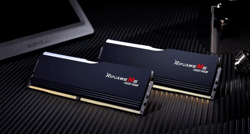 Памет G.SKILL Ripjaws M5 Neo RGB Black 32GB(2x16GB) DDR5-6000 - Image 3