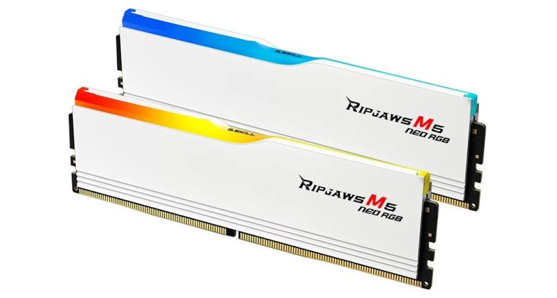 Памет G.SKILL Ripjaws M5 Neo RGB White 32GB(2x16GB) DDR5-6000 - Image 2