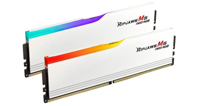 Памет G.SKILL Ripjaws M5 Neo RGB White 32GB(2x16GB) DDR5-6000 - Image 3