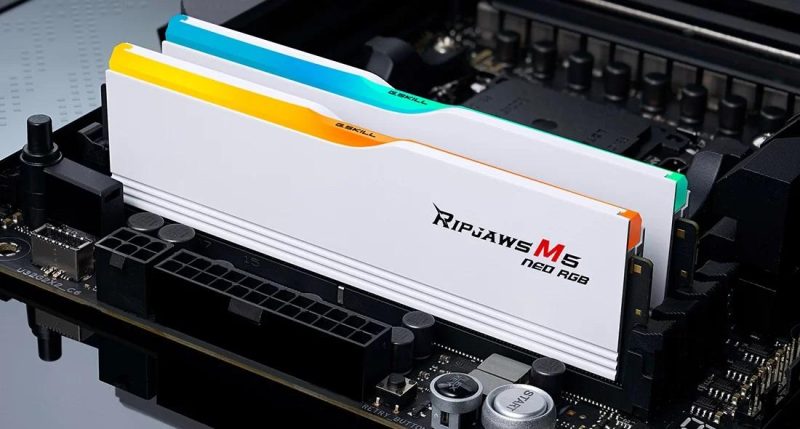 Памет G.SKILL Ripjaws M5 Neo RGB White 32GB(2x16GB) DDR5-6000 - Image 4