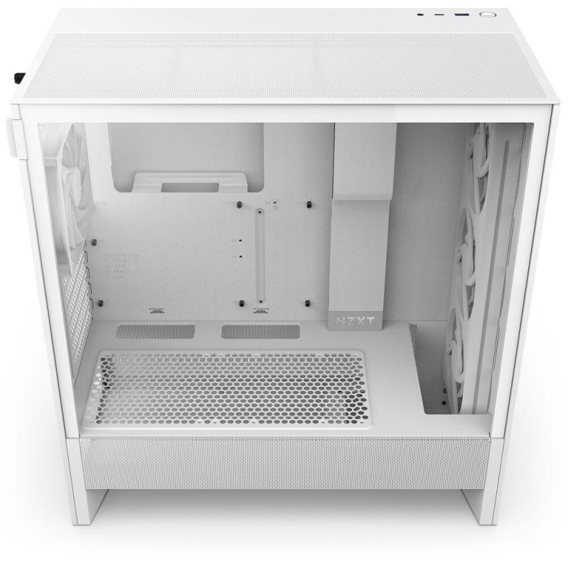 Кутия NZXT H5 Flow RGB 2024 White, Mid-Tower - Image 5