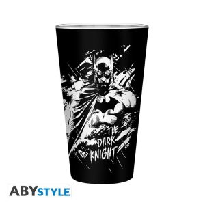 Комплект ABYSTYLE DC COMICS - Pck XXL glass + Pin + Pocket Notebook "Batman" - Image 2