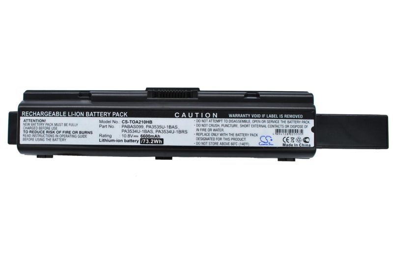 Батерия  за лаптоп Toshiba Satellite A200 A300 A500 L200 L300 L500 PA3535U 10.8V  6600 mAh CAMERON SINO - Image 3