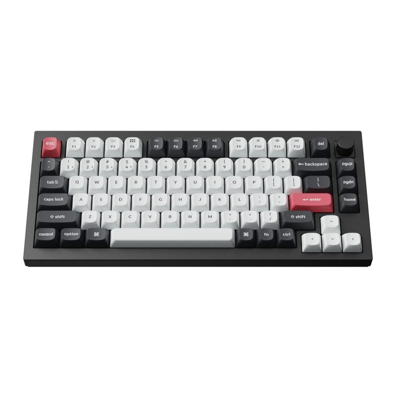 Механична клавиатура Keychron Q1 HE QMK 75% Carbon Black - Wireless - Image 3