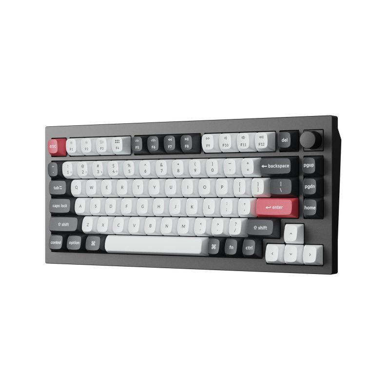 Механична клавиатура Keychron Q1 HE QMK 75% Carbon Black - Wireless - Image 4