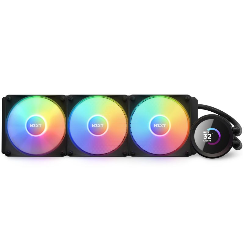 Охладител за процесор NZXT Kraken 360 RGB Black, LCD Display - Image 4