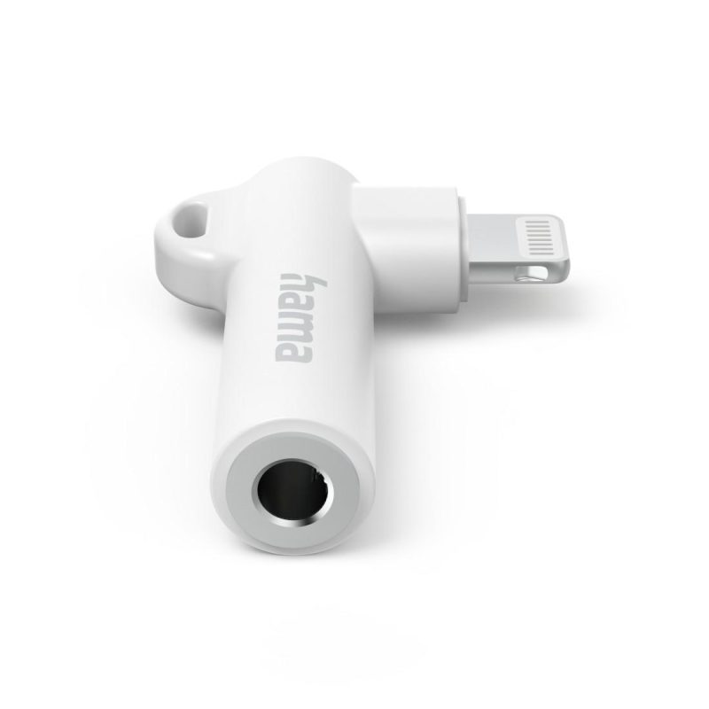 Адаптер HAMA Lightning - 3,5 mm жак, 90°, 201700 - Image 2