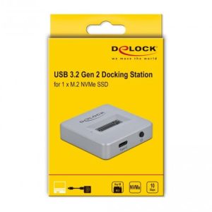 Докинг станция Delock, За M.2 NVMe PCIe SSD, USB-C 3.2 Gen 2 - Image 4