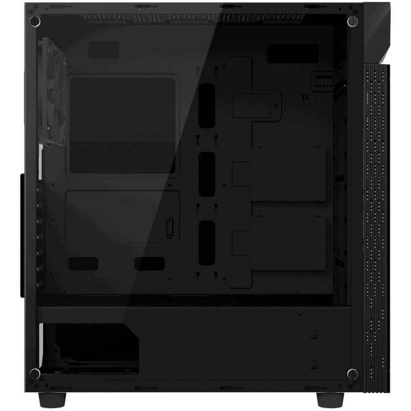 Кутия Gigabyte C200G RGB, Mid Tower, Черна - Image 4