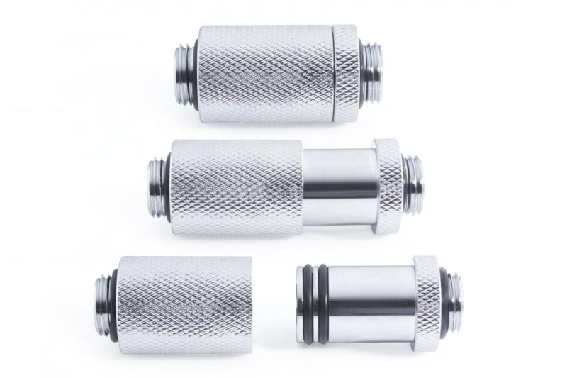 D-Plug Alphacool ES, 31.5mm, G1/4 AG auf G1/4 AG, Сребрист - Image 3