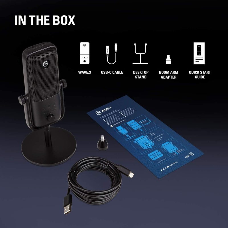 Настолен микрофон Elgato Wave 3 - Image 10