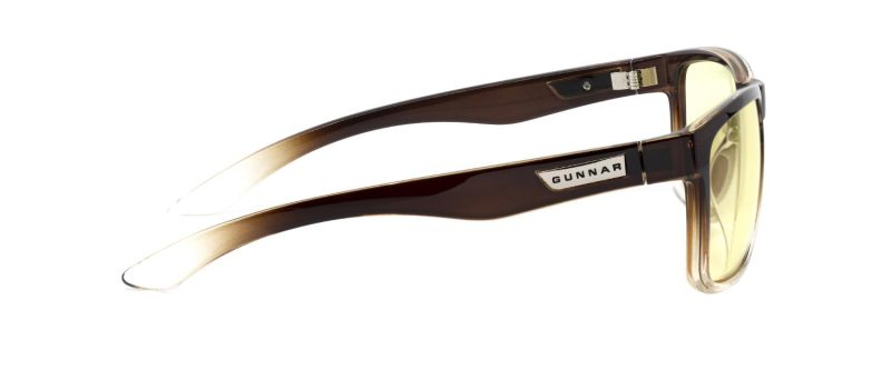 Компютърни  очила GUNNAR Intercept Latte Fade, Amber, Кафяв - Image 3