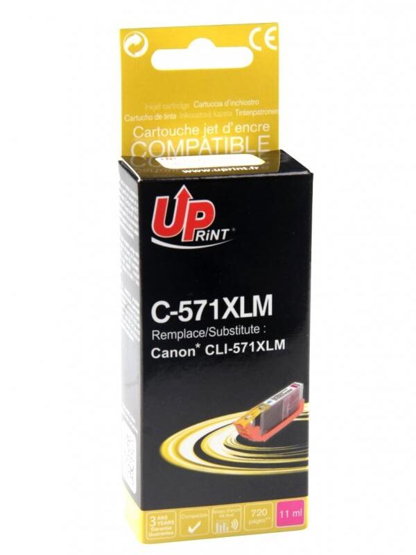 Мастилница UPRINT CLI 571XL-M CANON, Magenta