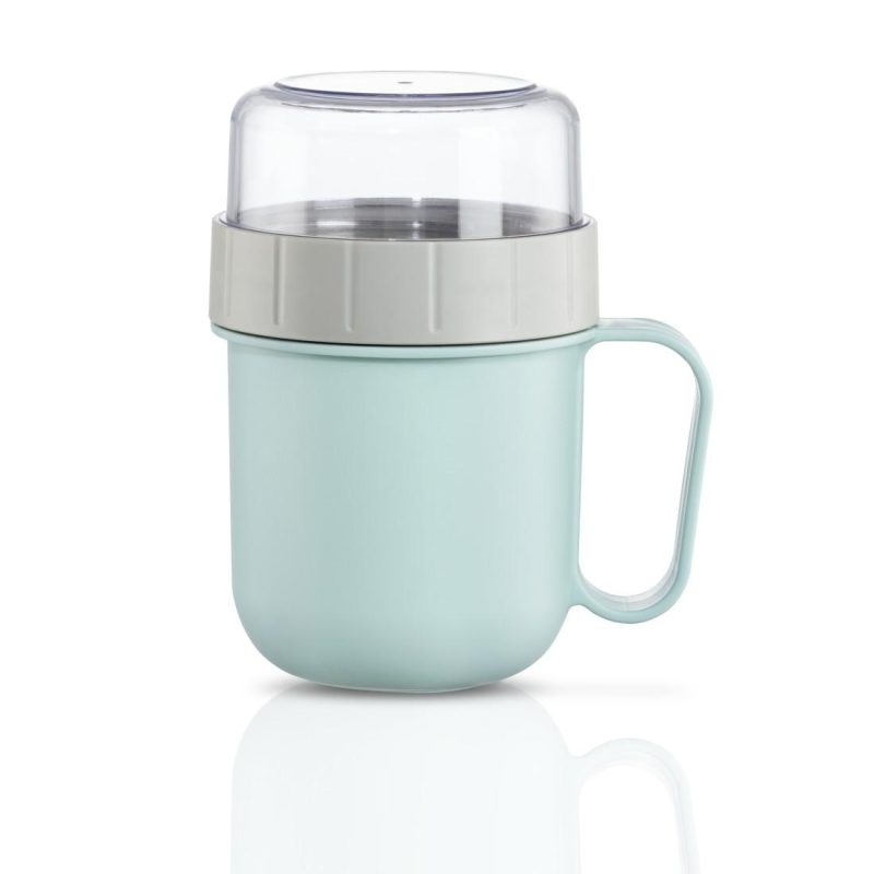 Купа за зърнени храни Xavax To Go, 2 отделения, 500 + 200 ml, пастелно синьо/сиво - Image 13