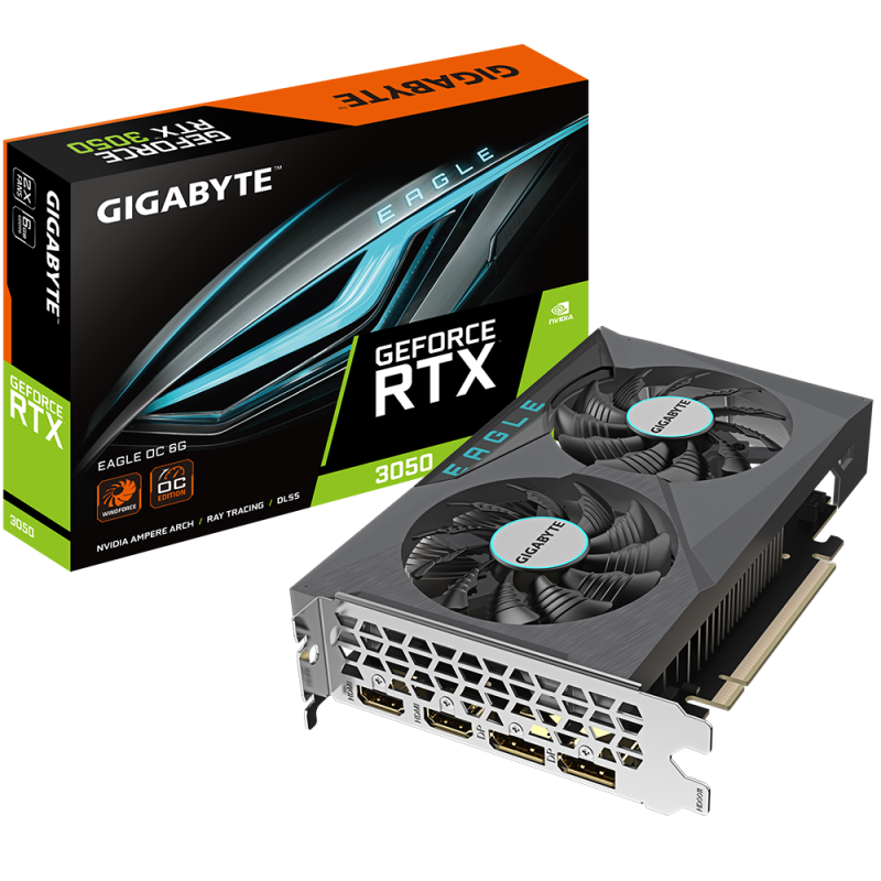 Видео карта GIGABYTE RTX 3050 EAGLE OC 6GB GDDR6 - Image 7