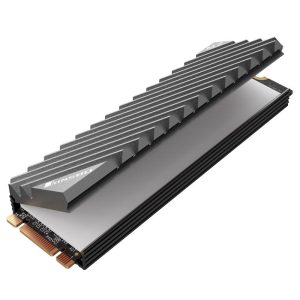 Пасивен охладител Jonsbo M.2 SSD, оребрен, Сив - Image 6