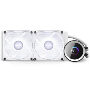 Охладител за процесор NZXT Kraken 240 RGB White, LCD Display - Image 8