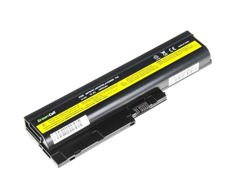 Батерия  за лаптоп GREEN CELL, IBM Lenovo ThinkPad T60 T61 R60 R61, 10.8V, 4400mAh - Image 2