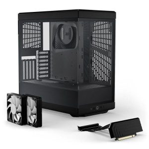 Кутия HYTE Y40 Tempered Glass, Mid-Tower, Черна, Стъклени панели - Image 2