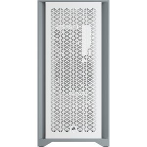 Кутия Corsair iCUE 4000X RGB Mid Tower, Tempered Glass, Бяла - Image 2
