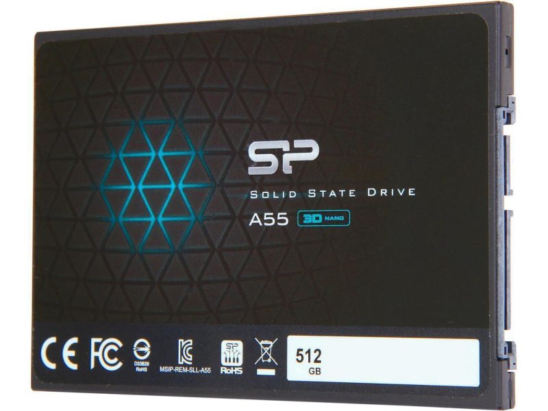 SSD SILICON POWER A55, 2.5", 512 GB, SATA3 3D NAND flash - Image 2